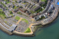 Gourock town centre aerial image
